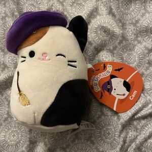 Squishmallows Cam the Cat with Witch Hat